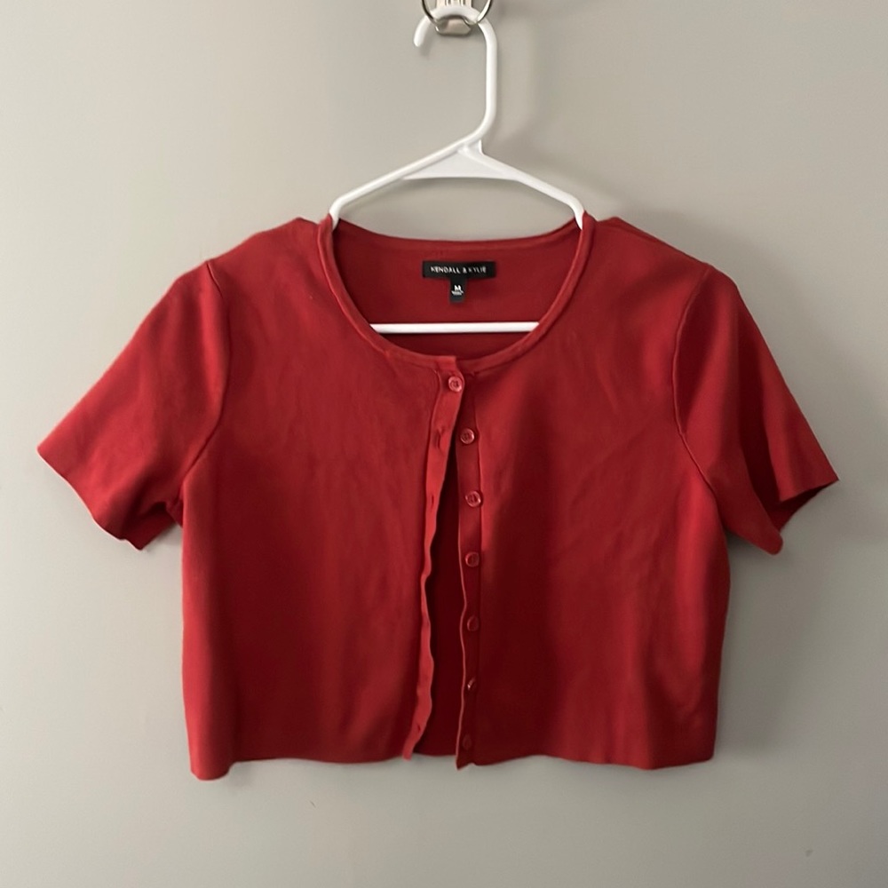 Kendall and Kylie short sleeve cardigan